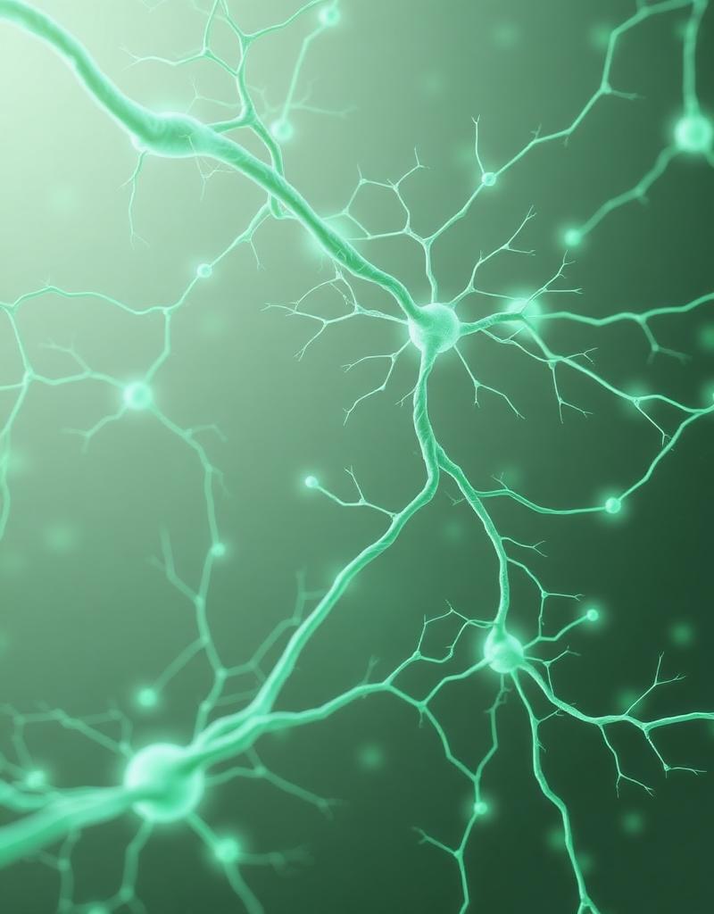 Neural pathways illustration